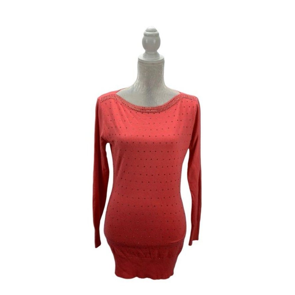 Vila Milano Studded Sweater Embellished Bling M‎